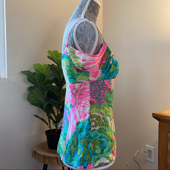 Nanette Lepore Bright Neon Pattern Blouse - Picture 4 of 5